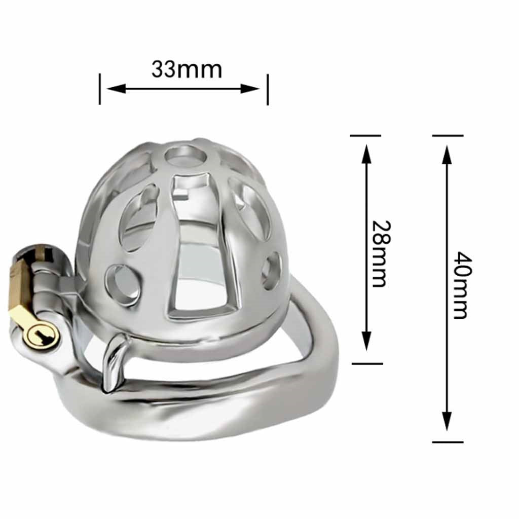 Stainless Steel Cock Cage,Male Chastity Device,Pen