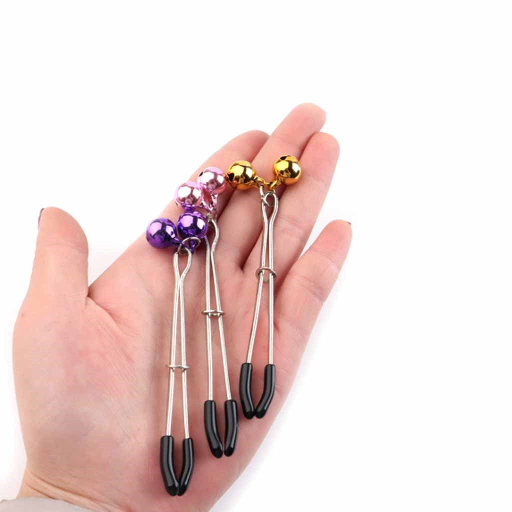 Pairs of Nipple Clamps with Bell Adjustable Nipple