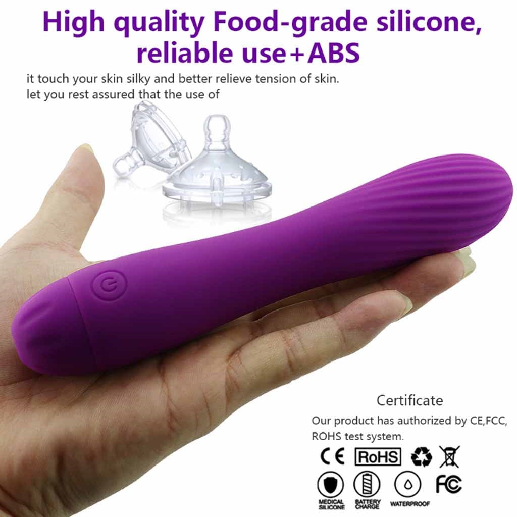 Bullet Vibrator with Angled Tip for Precision Clit