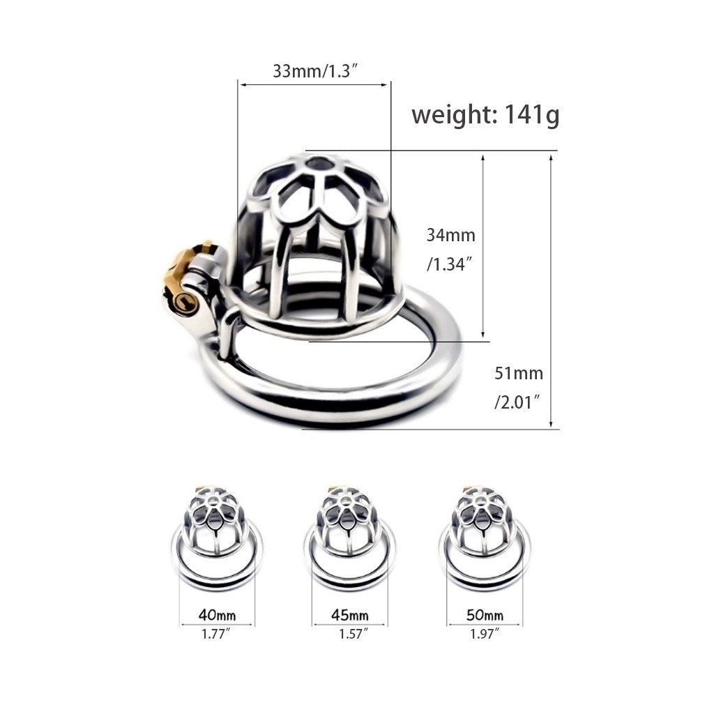 3 Size Metal Cage For Man Waistband Underwear Sung