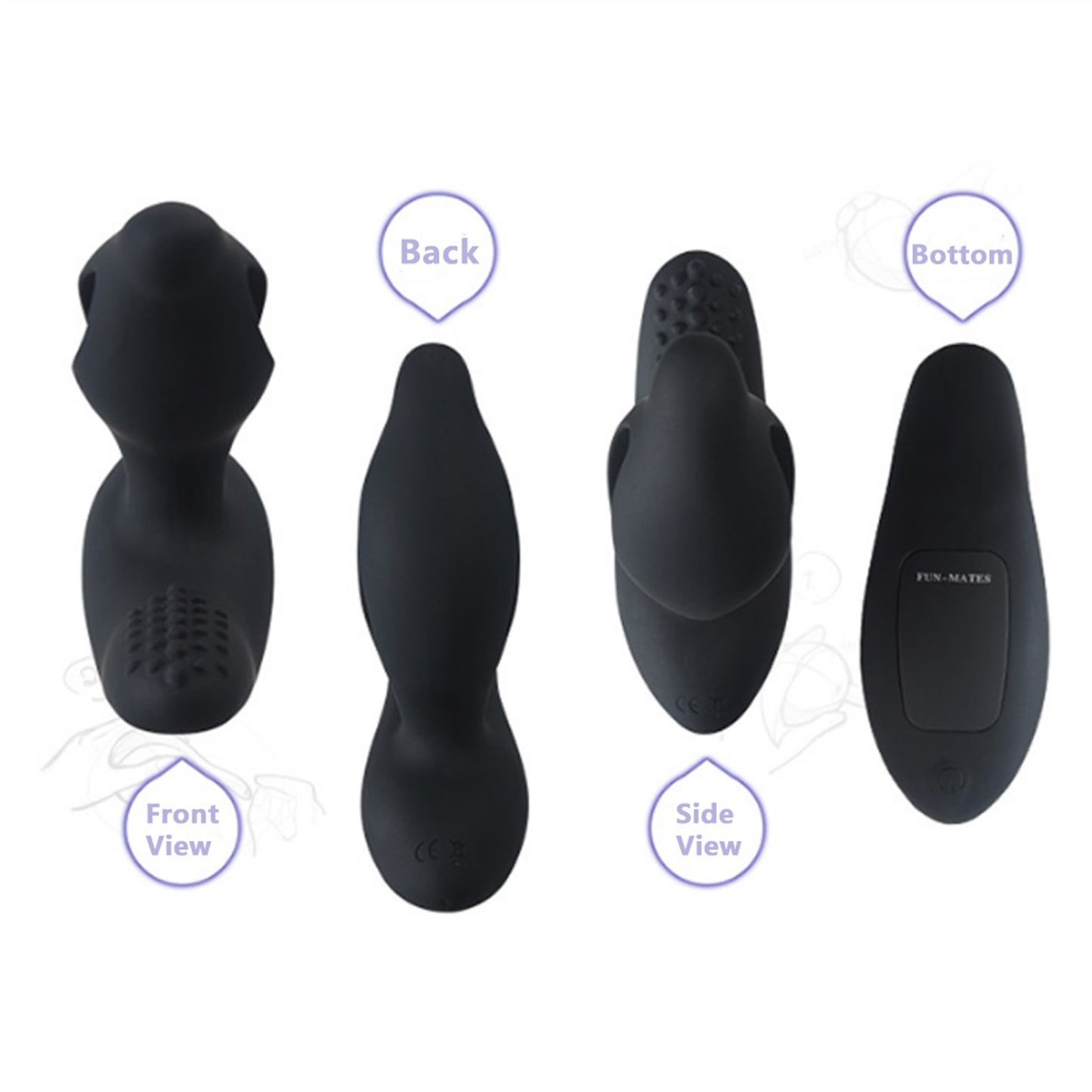 Silicone Amal Plugs Waterproof Noise ＜45dB Sex Toy