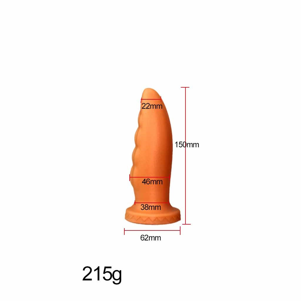 Anal Plug Dildo, Flexible Liquid Silicone Butt Plu