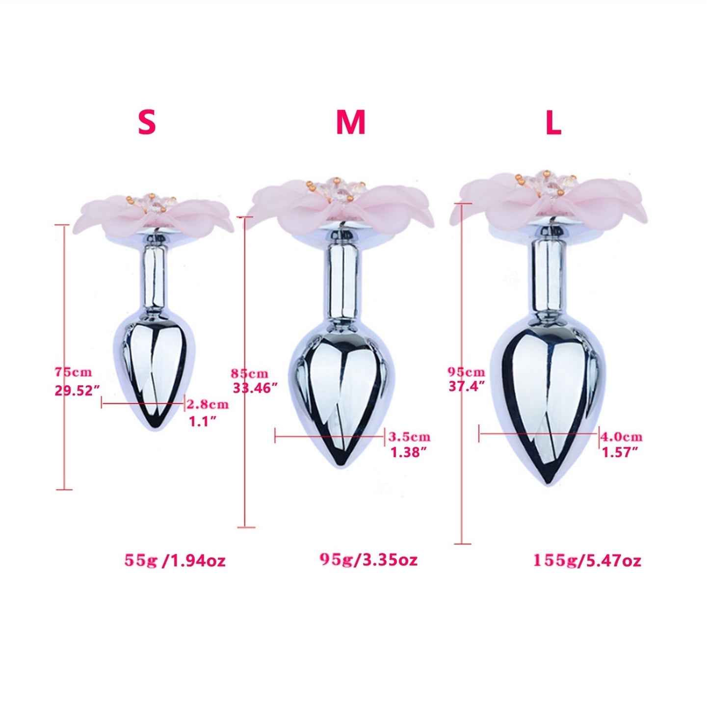 Flower Petal Bud Metal Adult Toy Stainless Steel A