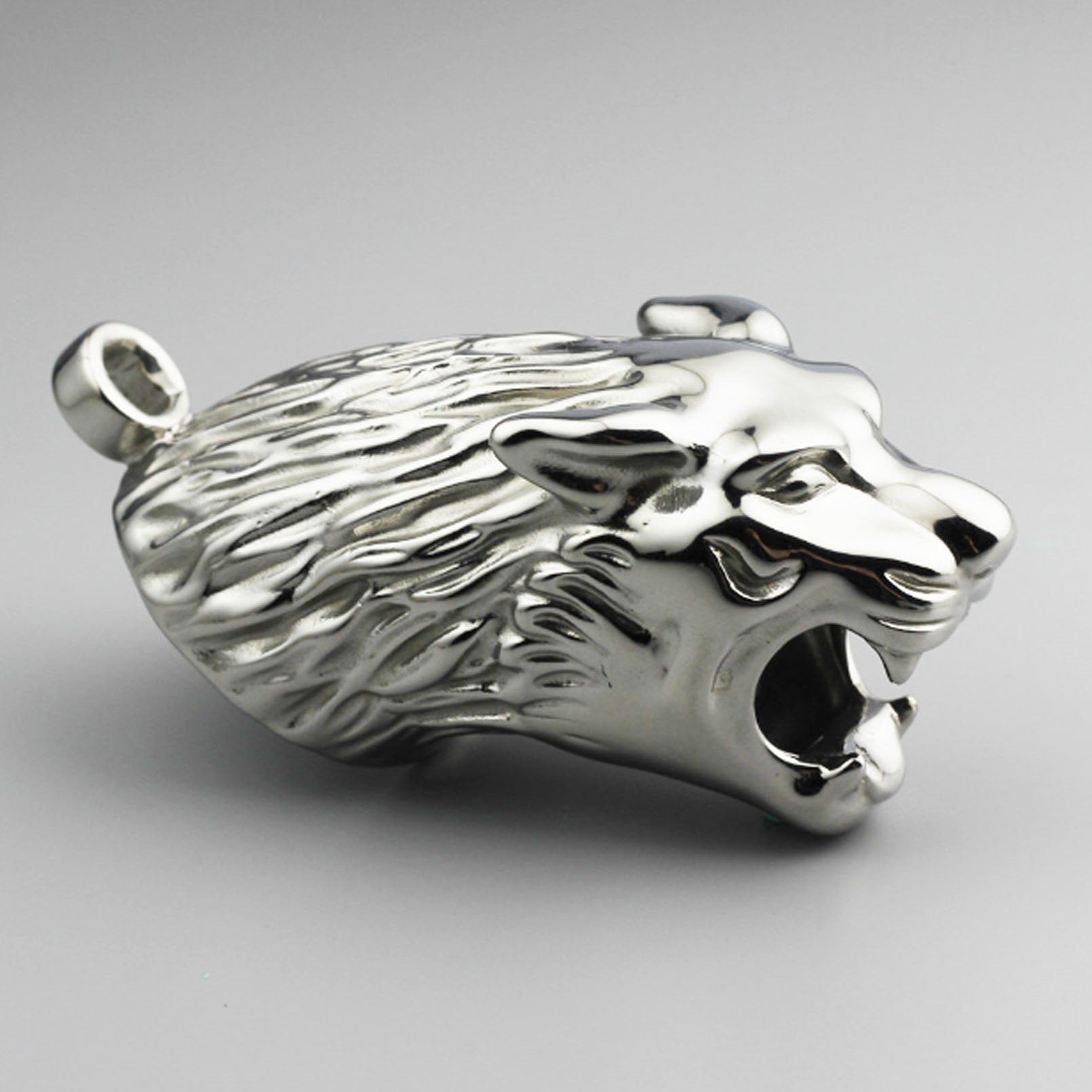 Stainless Steel Chicken  Tiger head Head Cage Ring