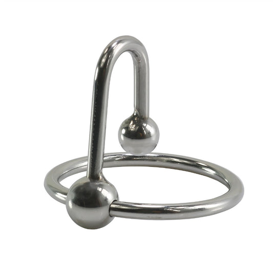 Stainless Steel Horse Eye Cage Urethral Chastity L