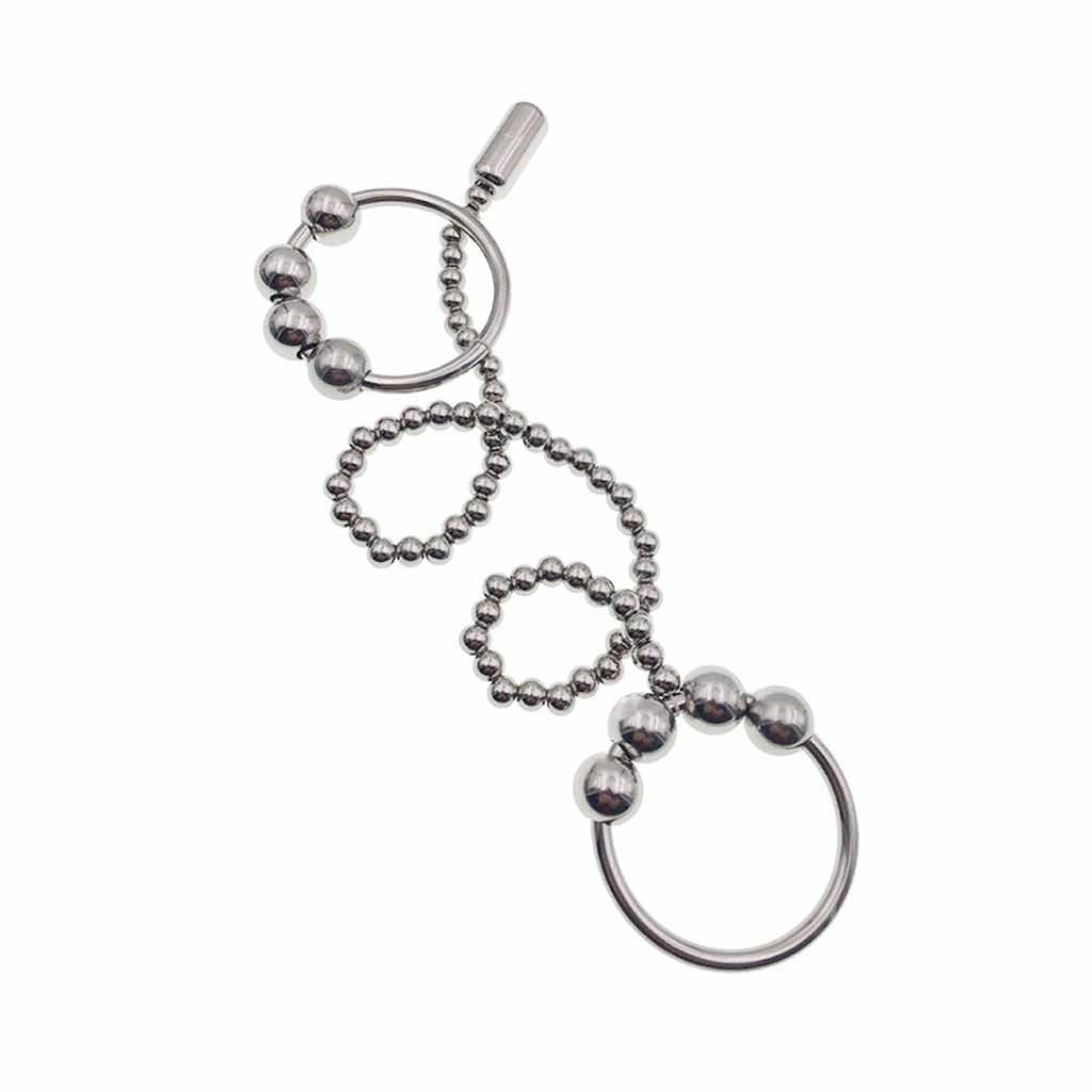 Metal Penis Ring for Men,Ball Stretcher Cock Rings