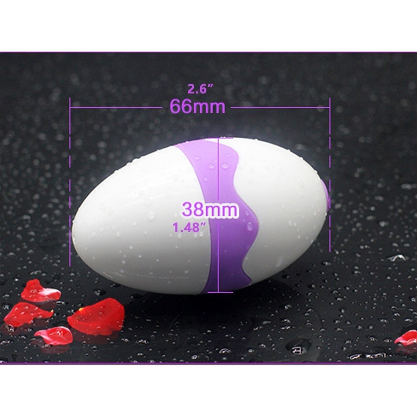 Egg-shaped Nipple And Breast Vibration Absorbing B