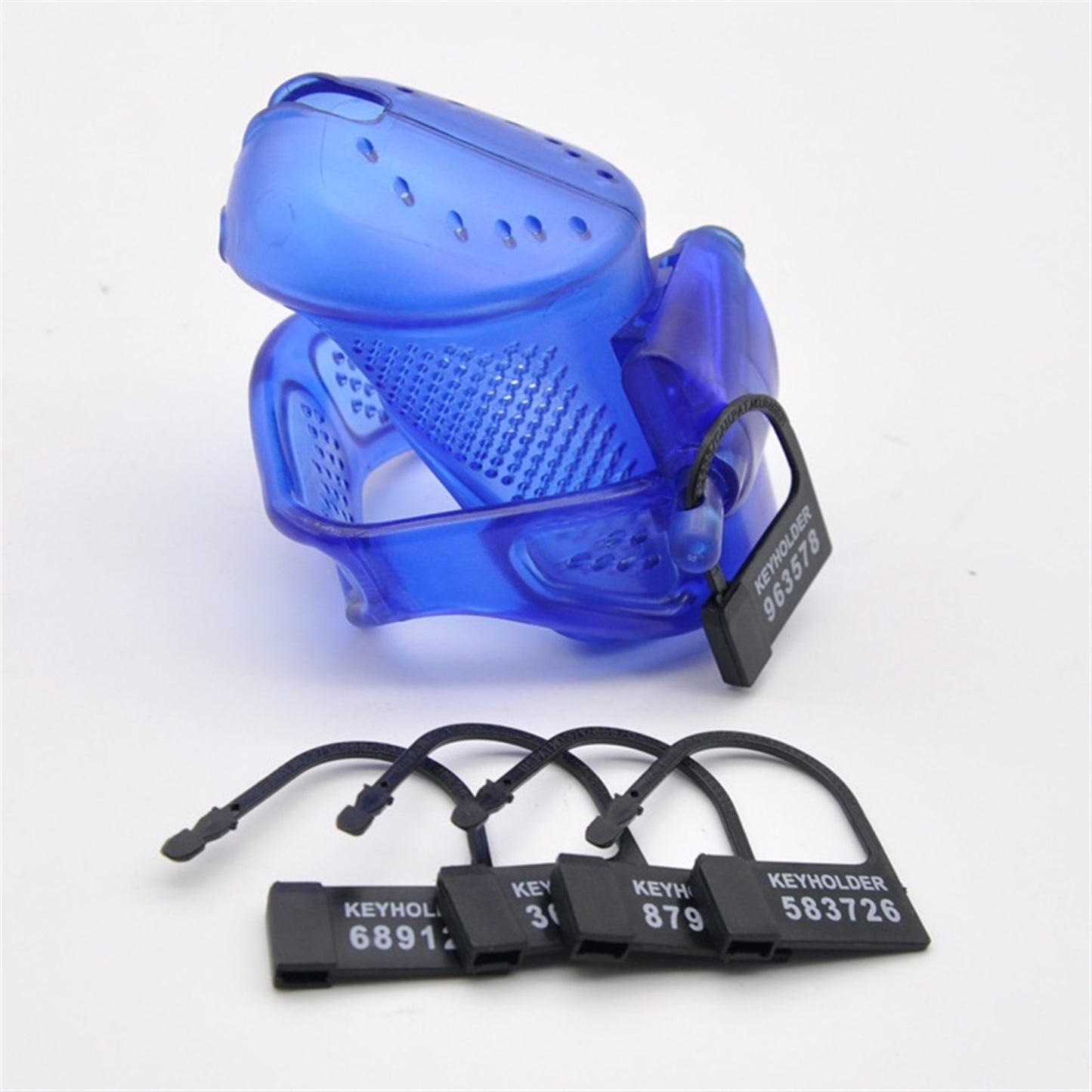 Anti-Off Breathable Chastity LockDown Cage Silicon