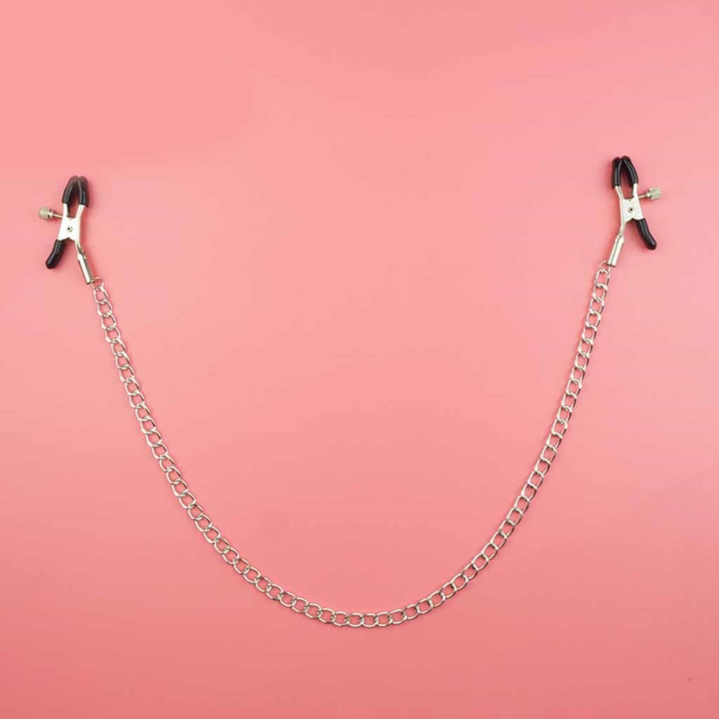 Nipple Clamp with Chain Breast Clips Nipple Stimul