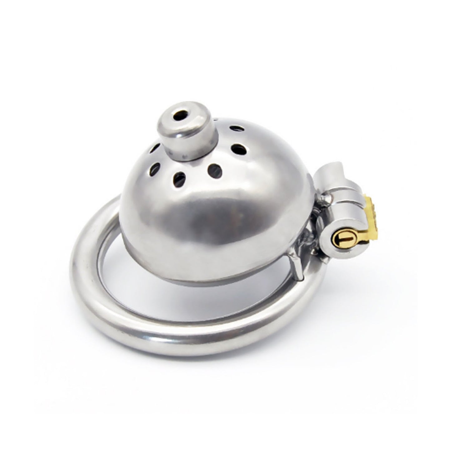 Stainless steel metal chastity lock male chastity 