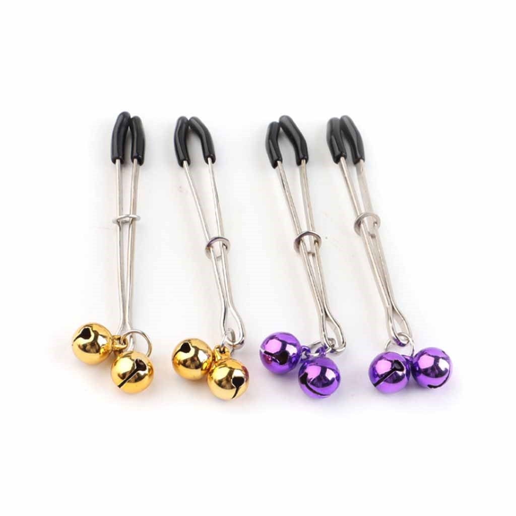 Pairs of Nipple Clamps with Bell Adjustable Nipple