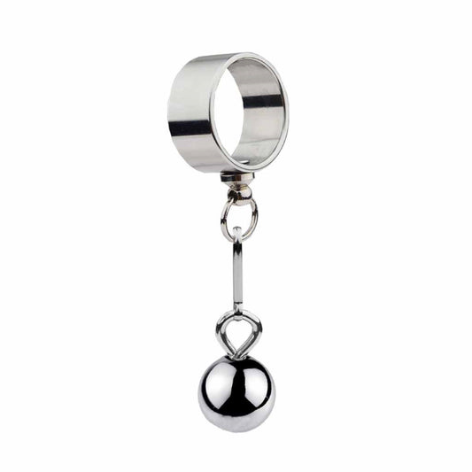 Metal Penis Ring Scrotum Pendant Ball Stretchers T