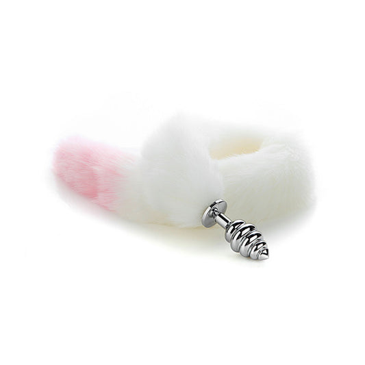 Removable Imitation Fox Tail Anal Plug For Couple 