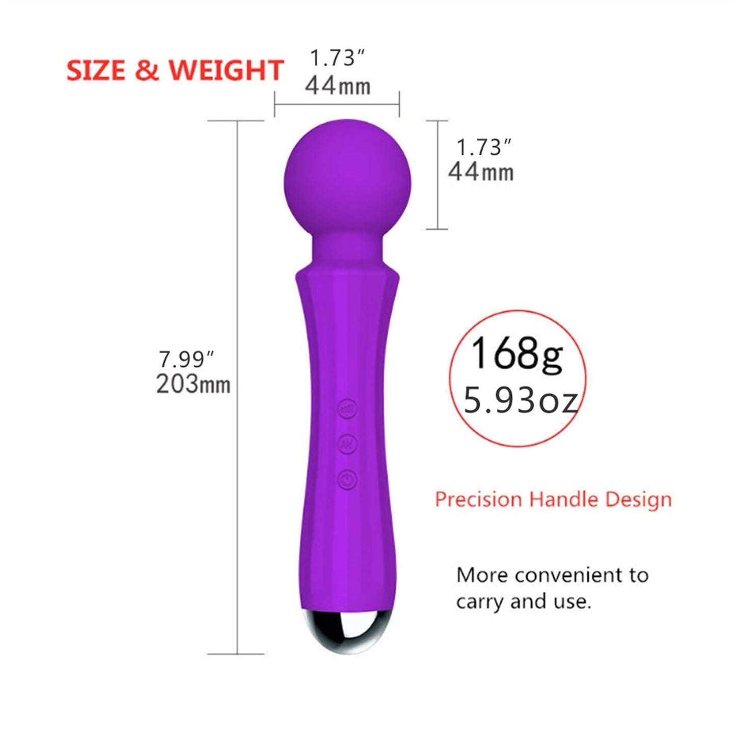 Ultra-strong Vibration Female Massage Stick Separa