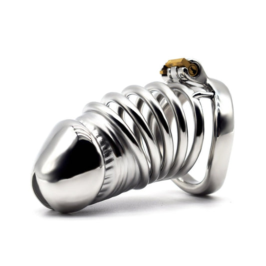 Stainless Steel Small Male Chastity Device Ergonom