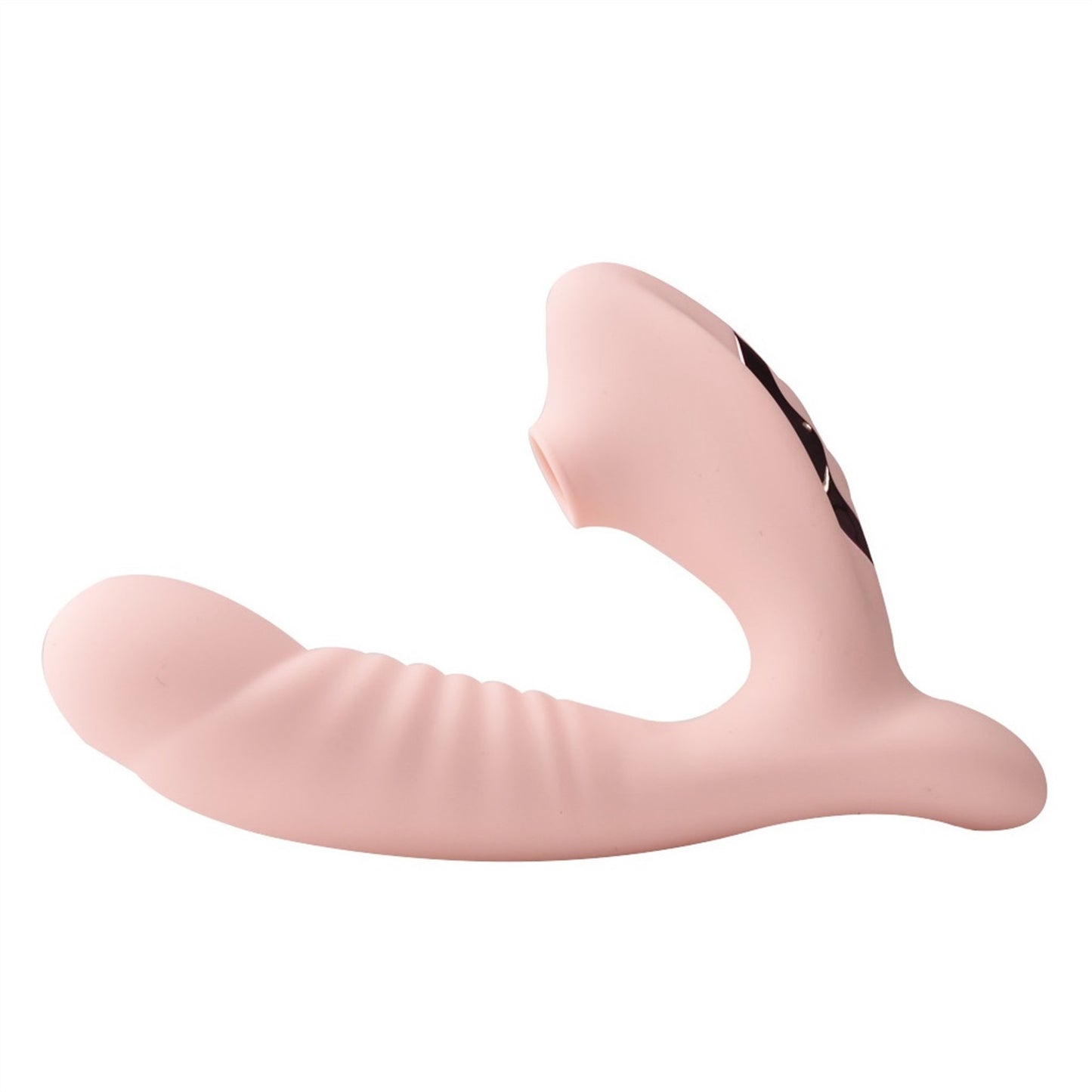 10 Frequency Silicone Vibration Dildo 2 In 1 Sucki