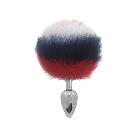 Removable Imitation Rabbit Ball Tail Stainless Ste