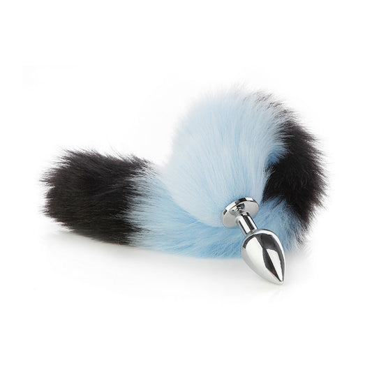 Removable Imitation Fox Tail Anal Plug For Couple 