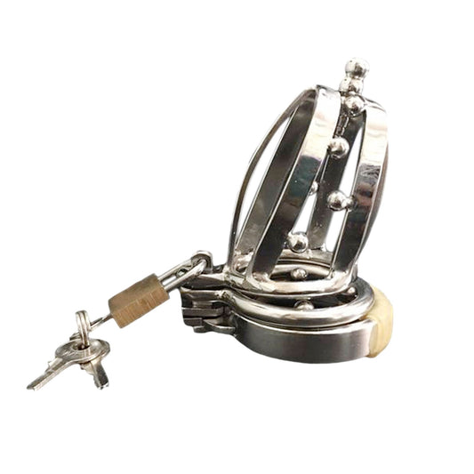 304 Stainless-steel Master Slave Chastity Device M