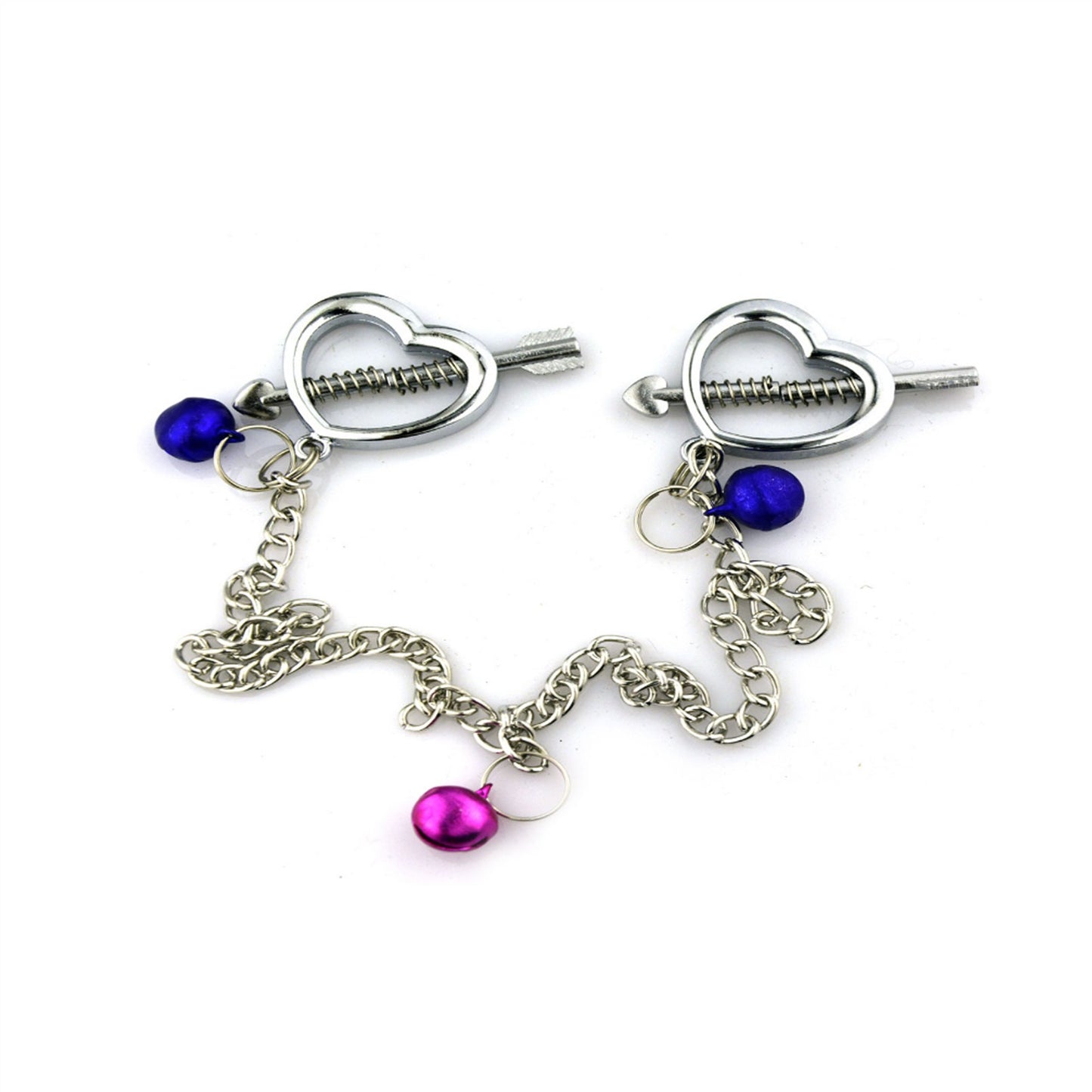 Pierce the heart with one arrow Metal Clip Nipple 