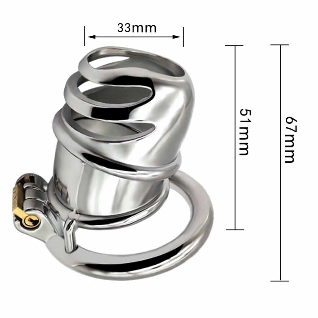 Metal Male Chastity Device Steel Stainless Cock Ca