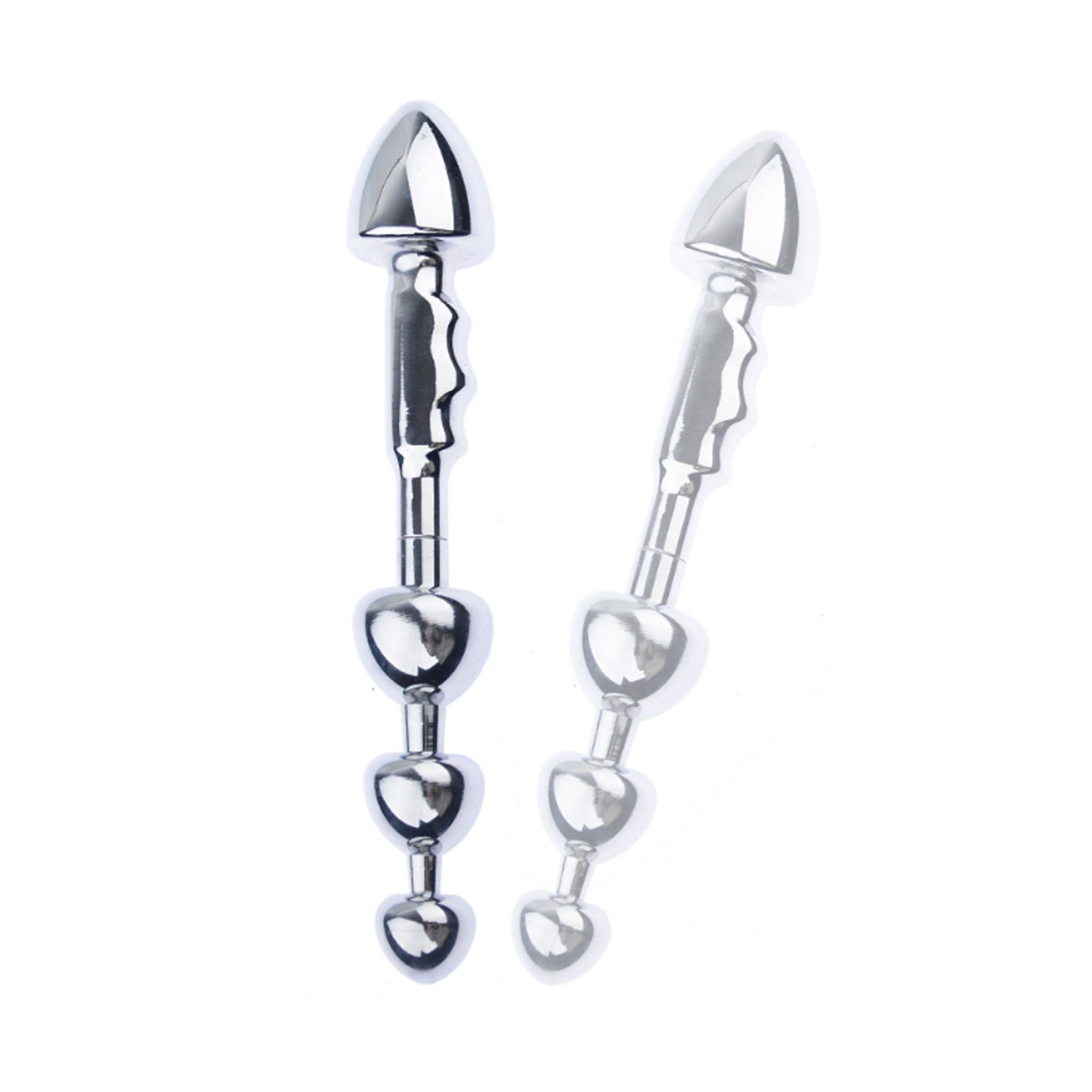 Beads Adult Toy Metal Anal Plug Ring For Couple Ga