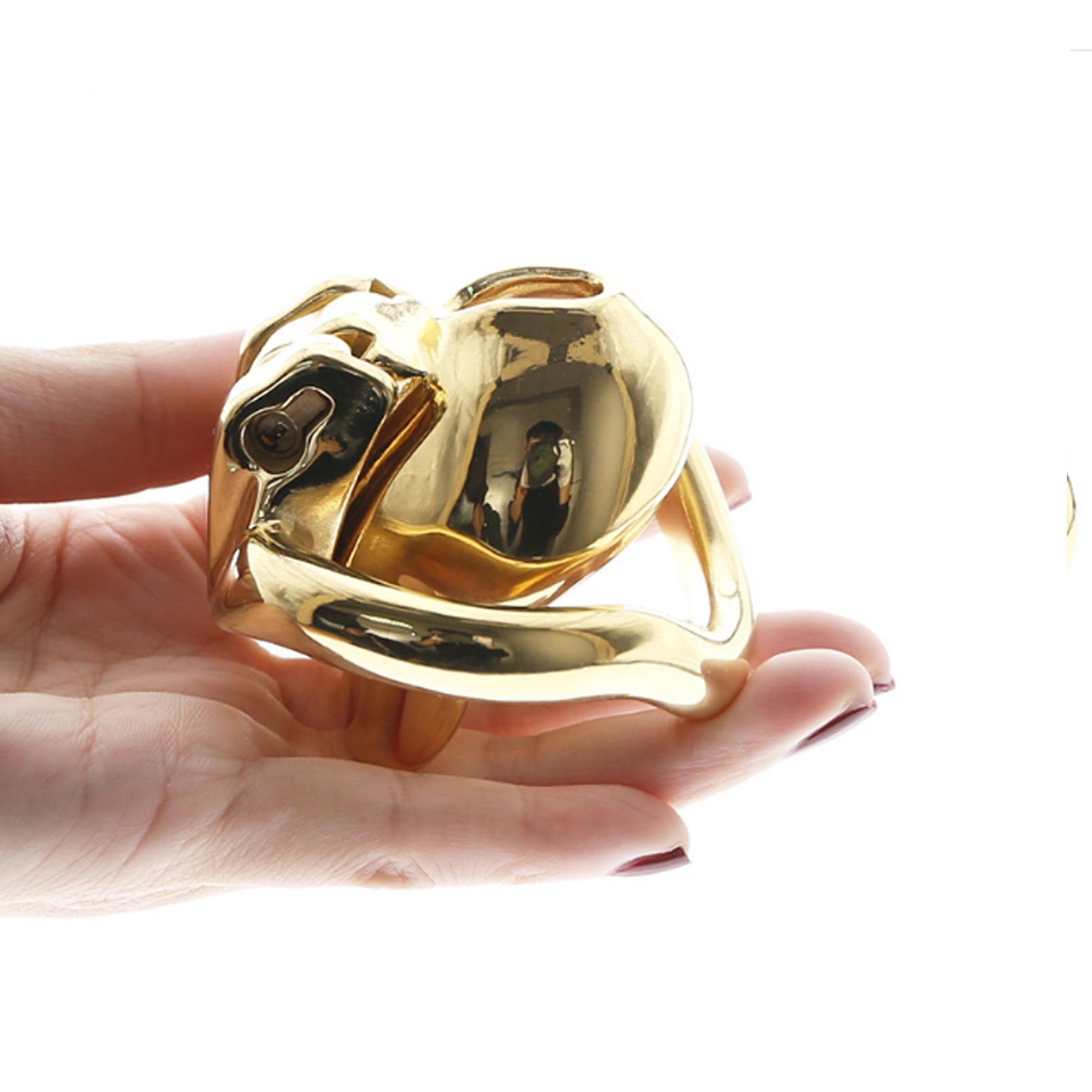 Gold Metal Chastity Lock Chastity Device Penis Res