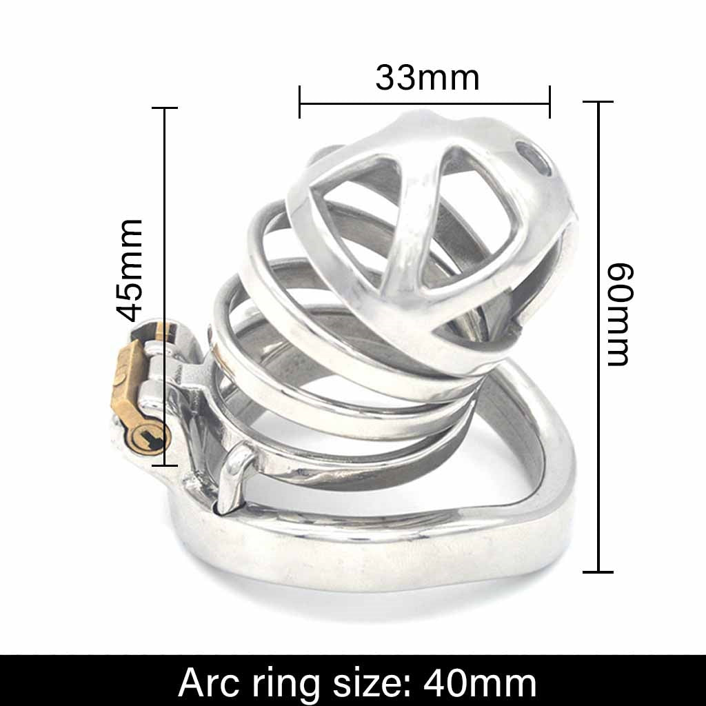 Adjustable Cock Cage Penis Ring Breathable Chastit