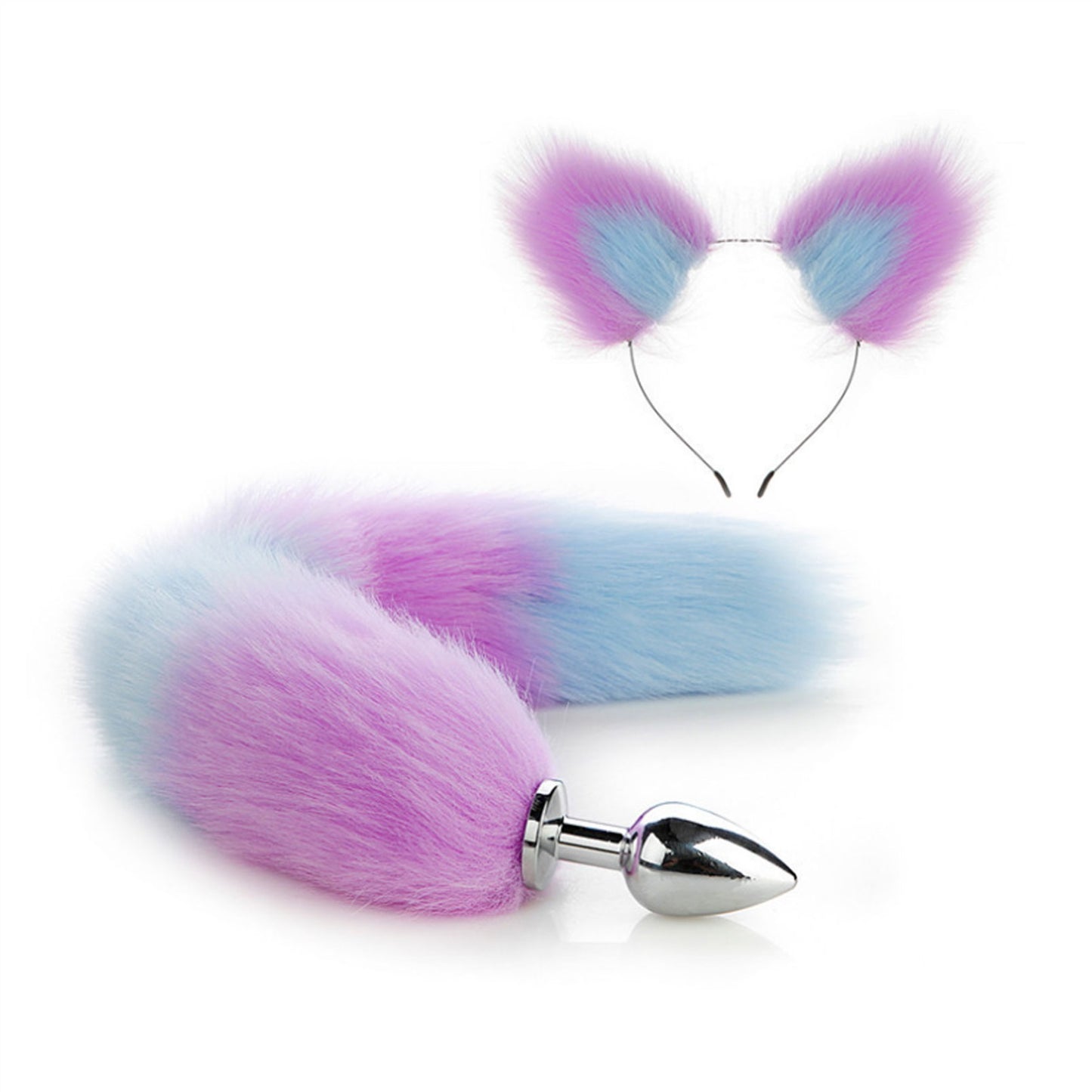 Faux Fox Tail Anal Plug Ear Hairpin Set Cosplay Ad