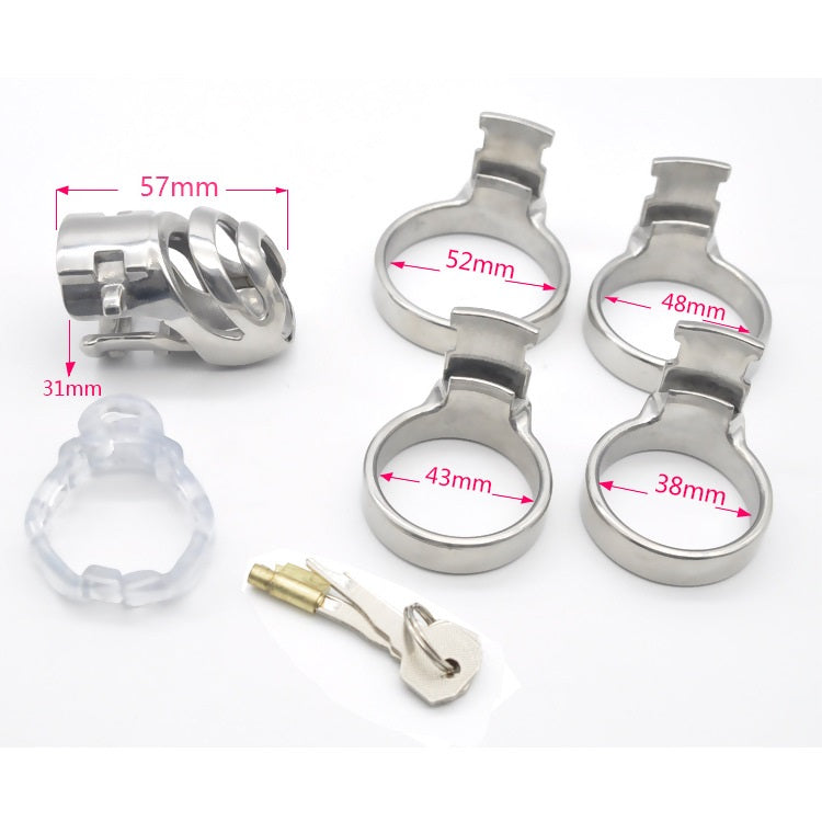 Male Chastity Device Hypoallergenic Stainless Stee