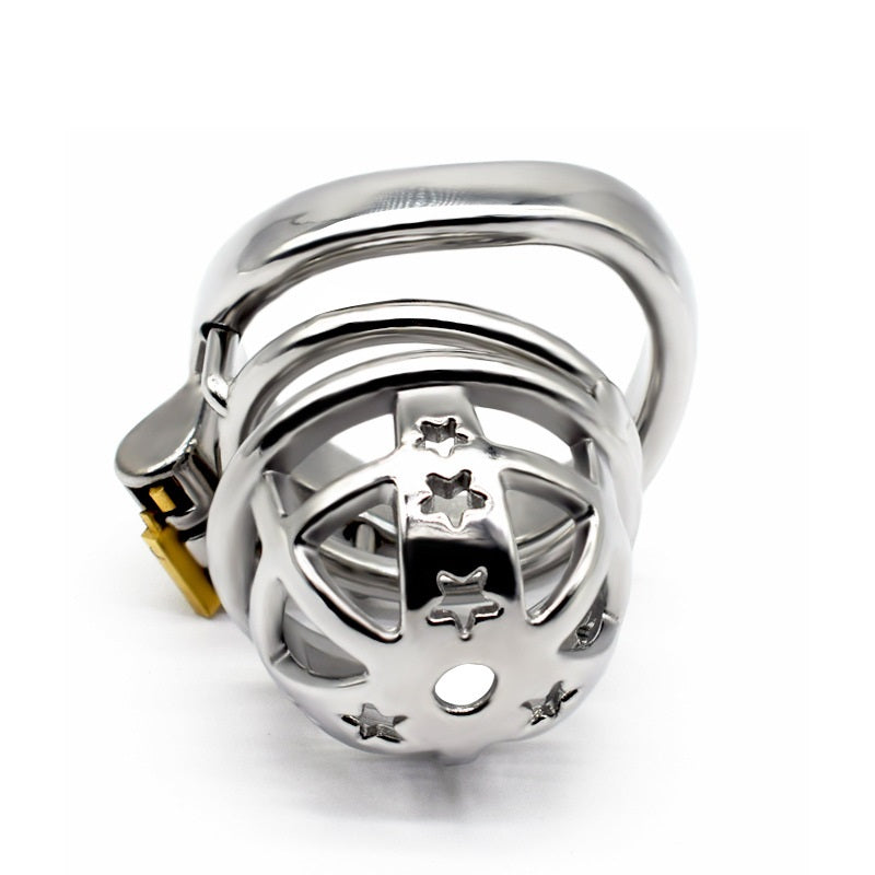 Stainless Steel Male Chastity Device Ergonomic Des