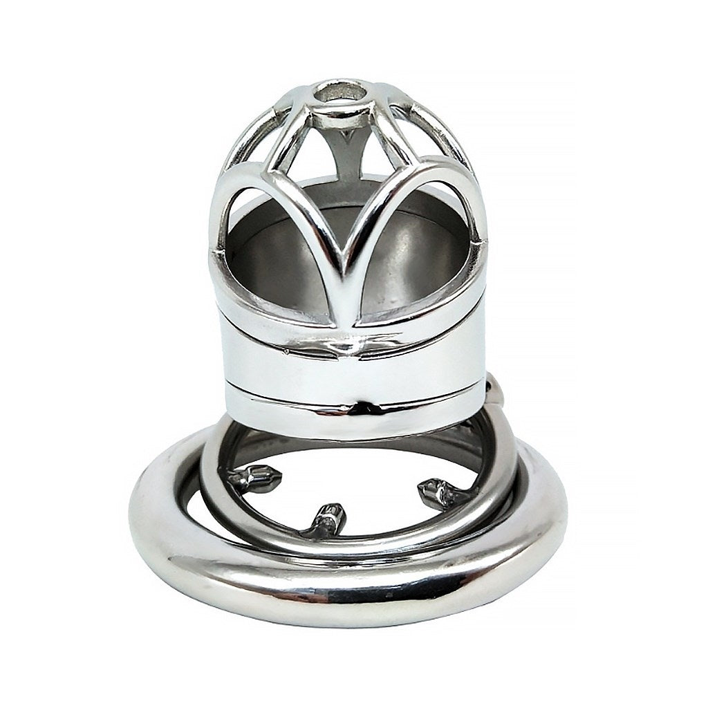 304 Stainless-steel Master Slave Chastity Device M