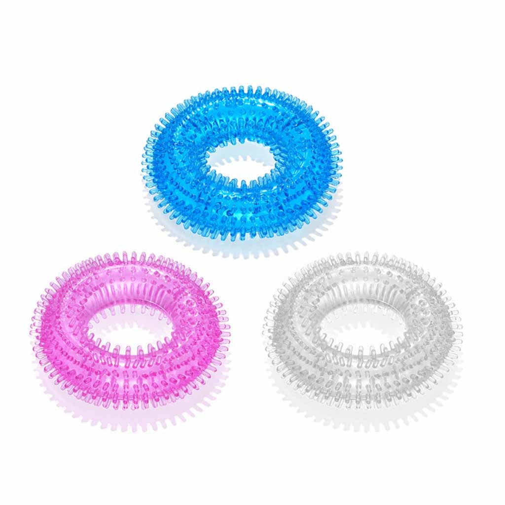 Dual Cock Ring Soft Silicone Time Delay Erection C