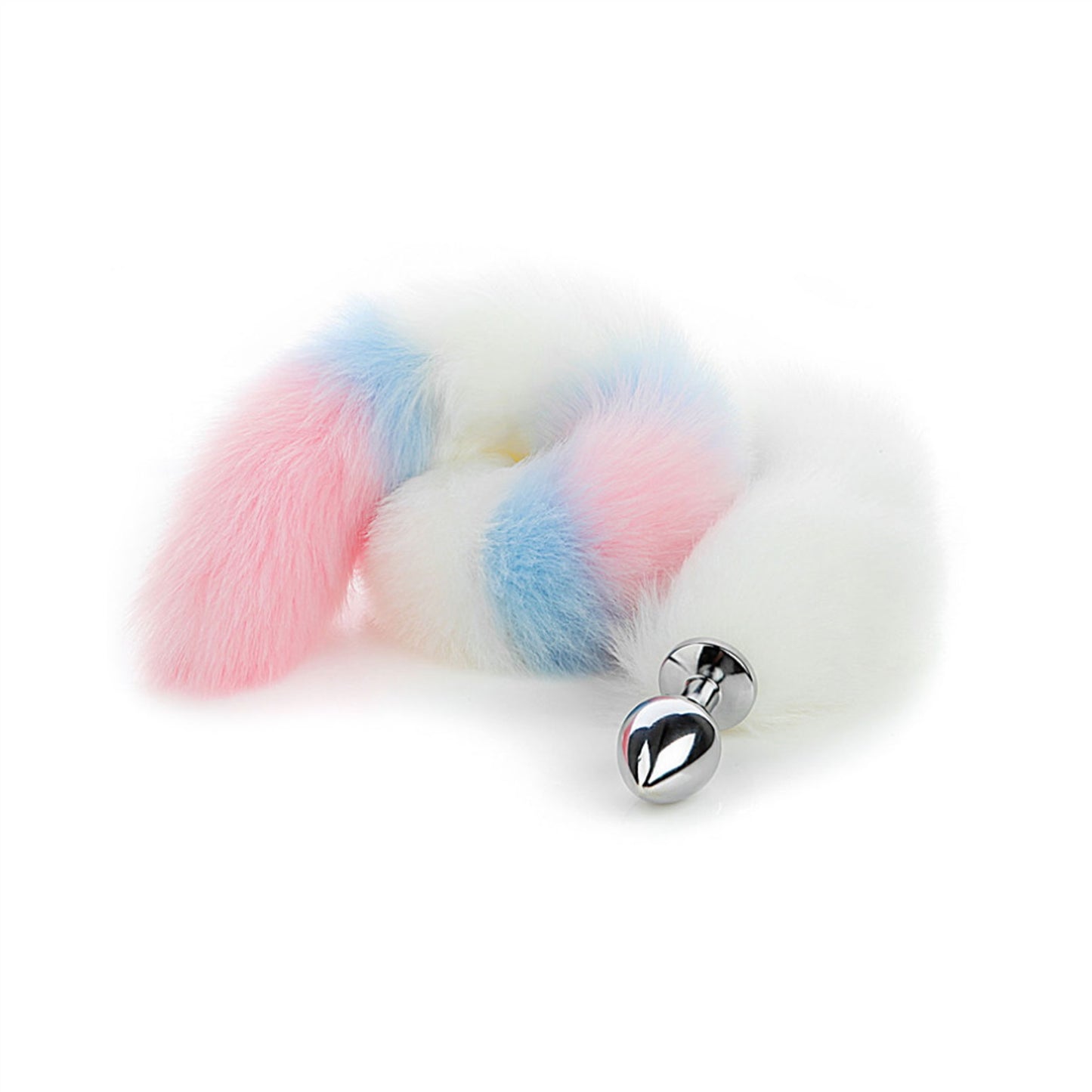 Removable Imitation Fox Tail Anal Plug For Couple 