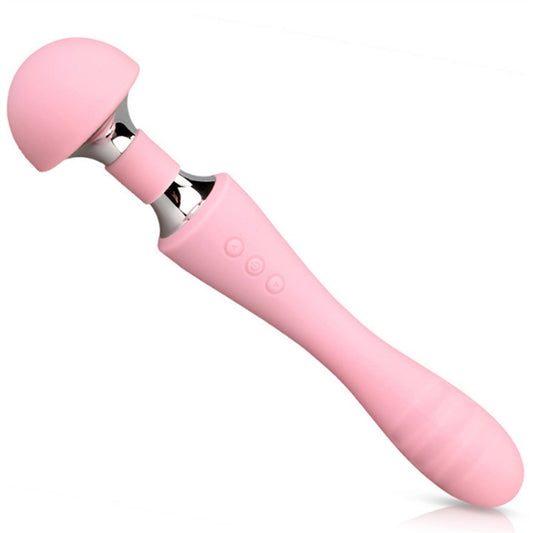 Silent Design Pink Silicone Vibration Double Ended