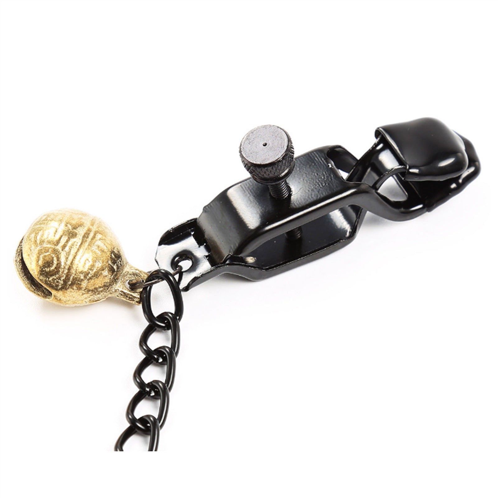 Metal Chain Bell Alligator Clip Nipple Clamps With