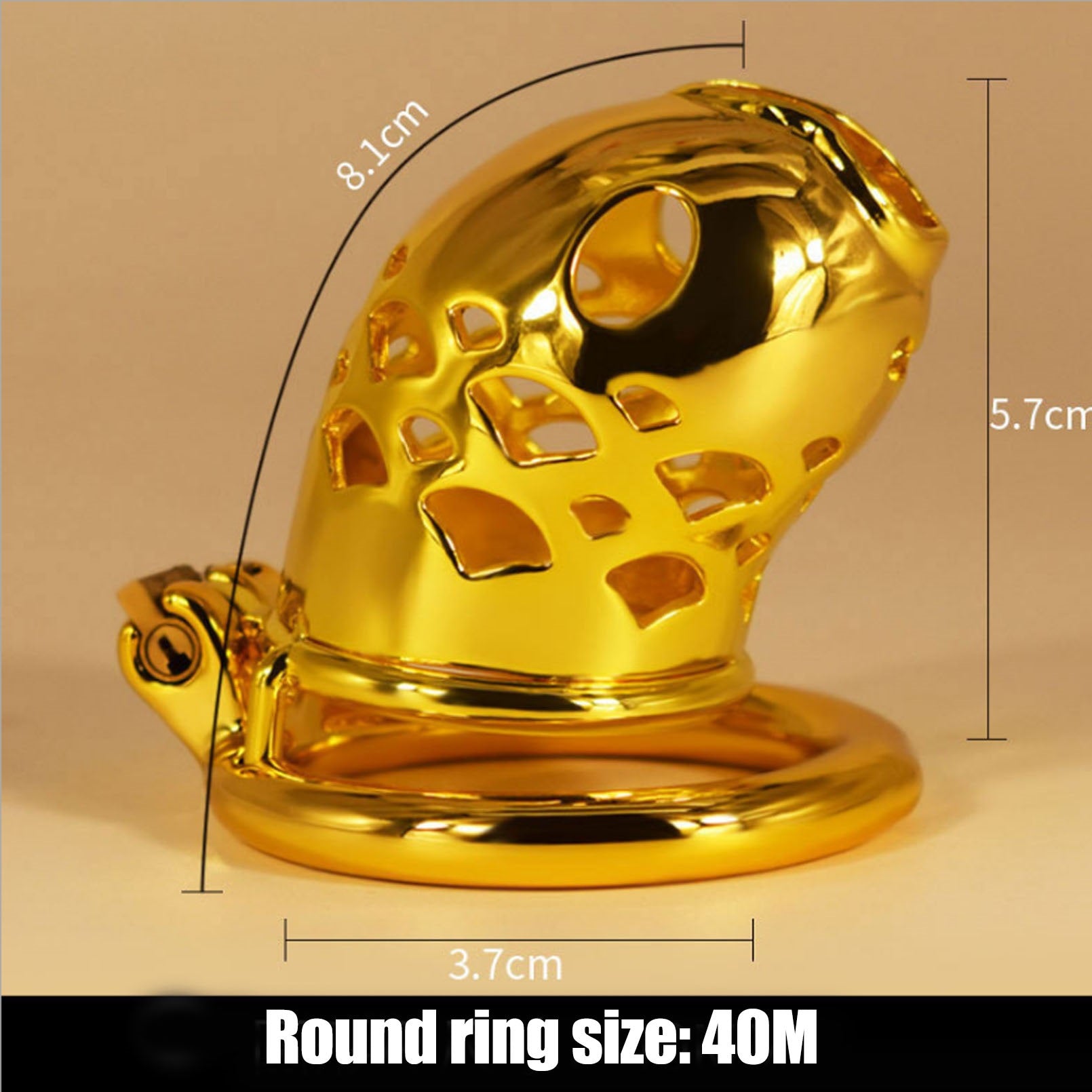 Gold Metal Chastity Lock Chastity Device Penis Res