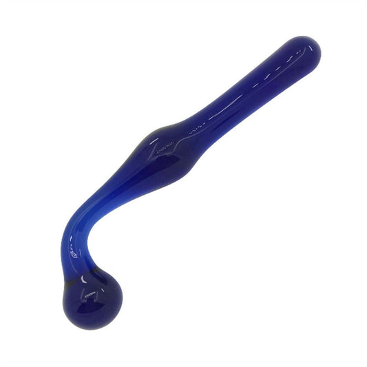 Double-ended Hook Crystal Glass Anal Plug For Men 