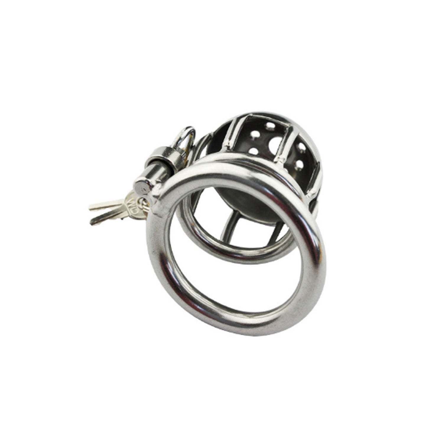 Stainless Steel Protection Cage Lock For Male Bind