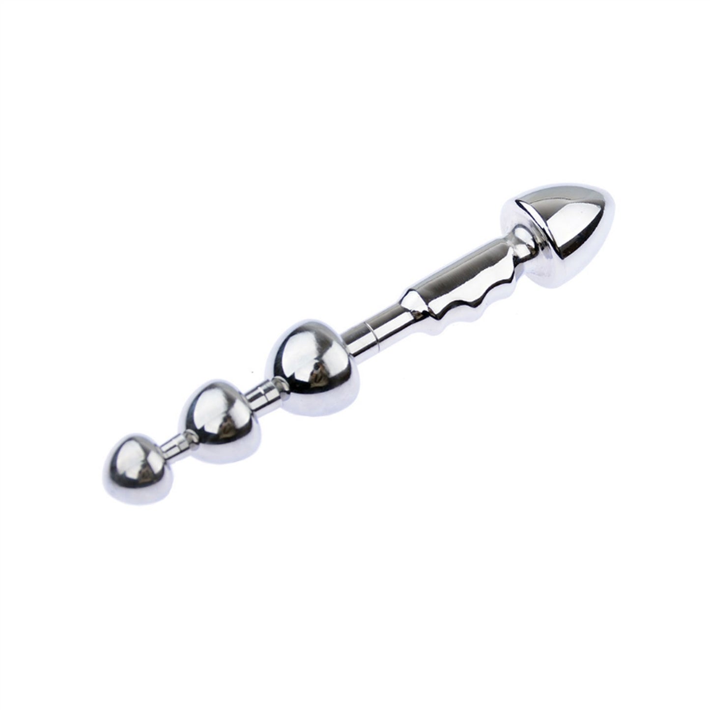 Beads Adult Toy Metal Anal Plug Ring For Couple Ga