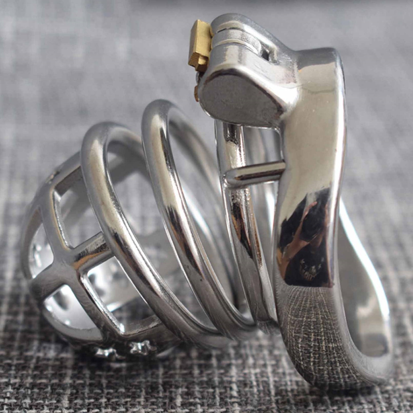 3 Size Stainless-steel Master  Slave Chastity lock