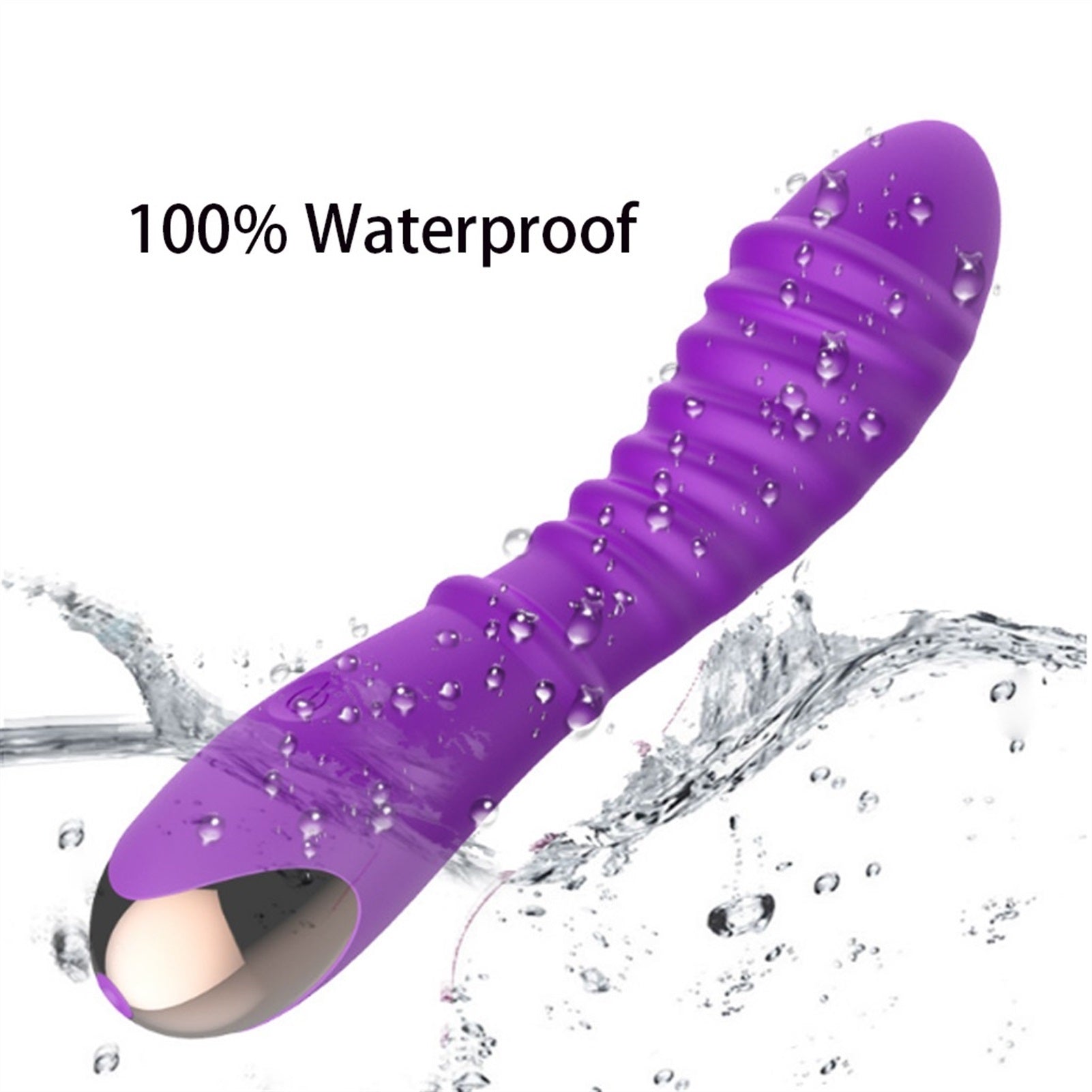 100% Waterproof High Quality Silica Gel Mute Dildo