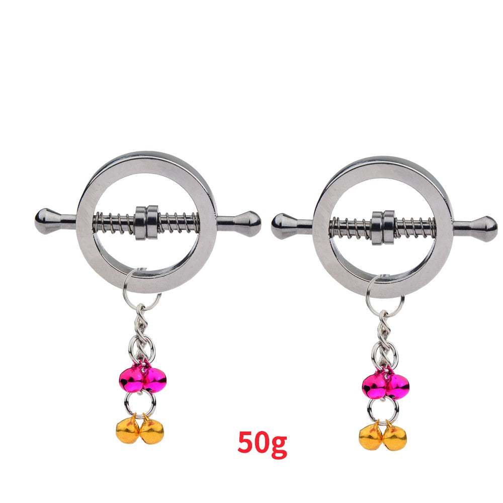 Nipple Clamps with Bell Non Pierced Nipple Rings N