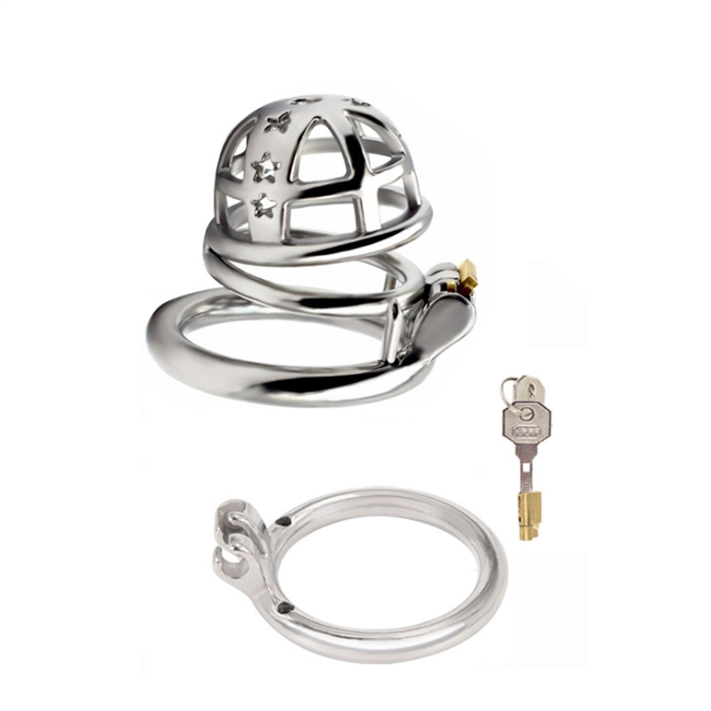 Master Slave Chastity Device 304 Stainless-steel M