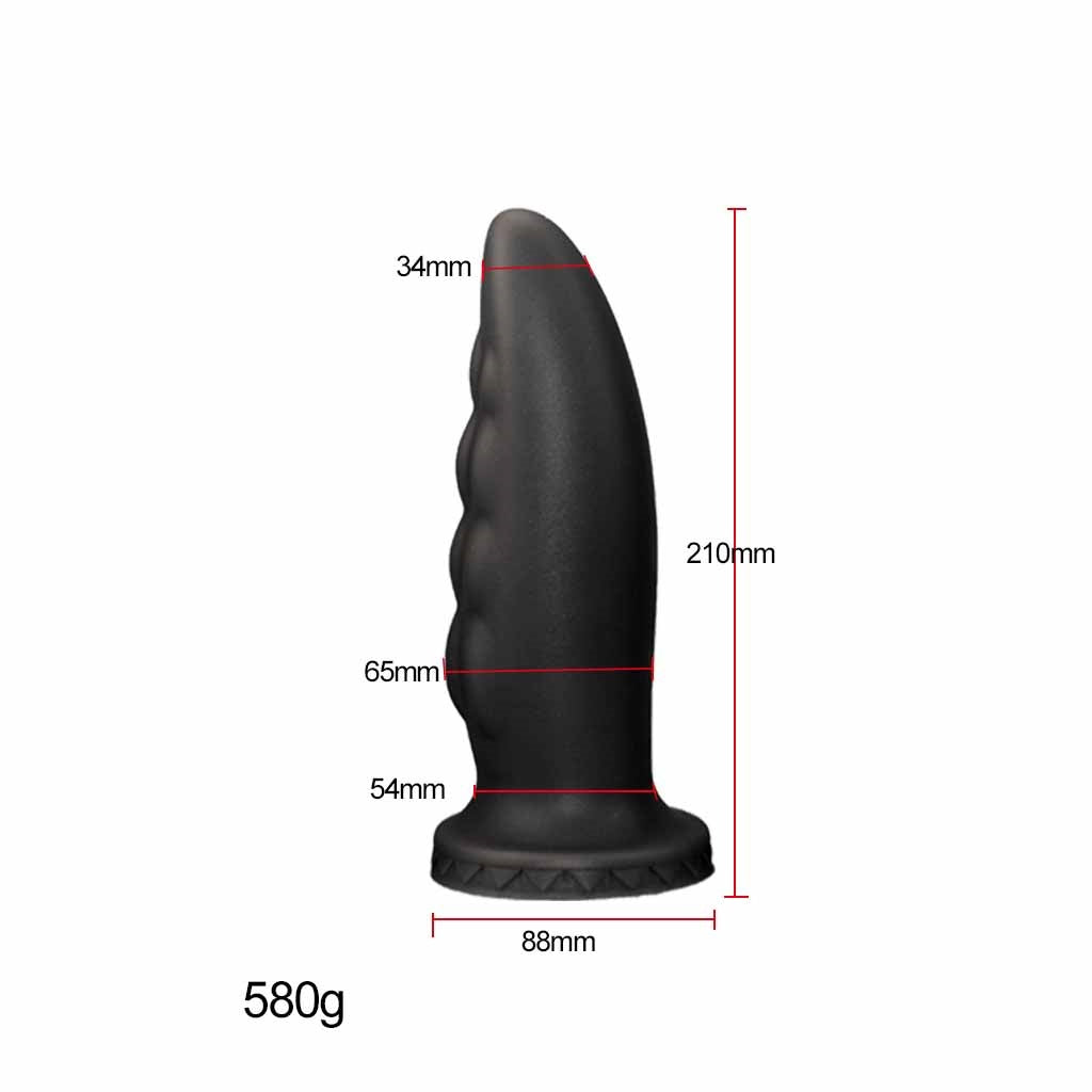 Anal Plug Dildo, Flexible Liquid Silicone Butt Plu