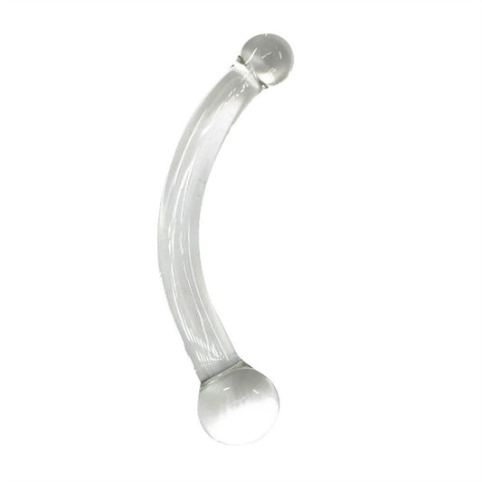 Bend point crystal glass Female Masturbation Glass