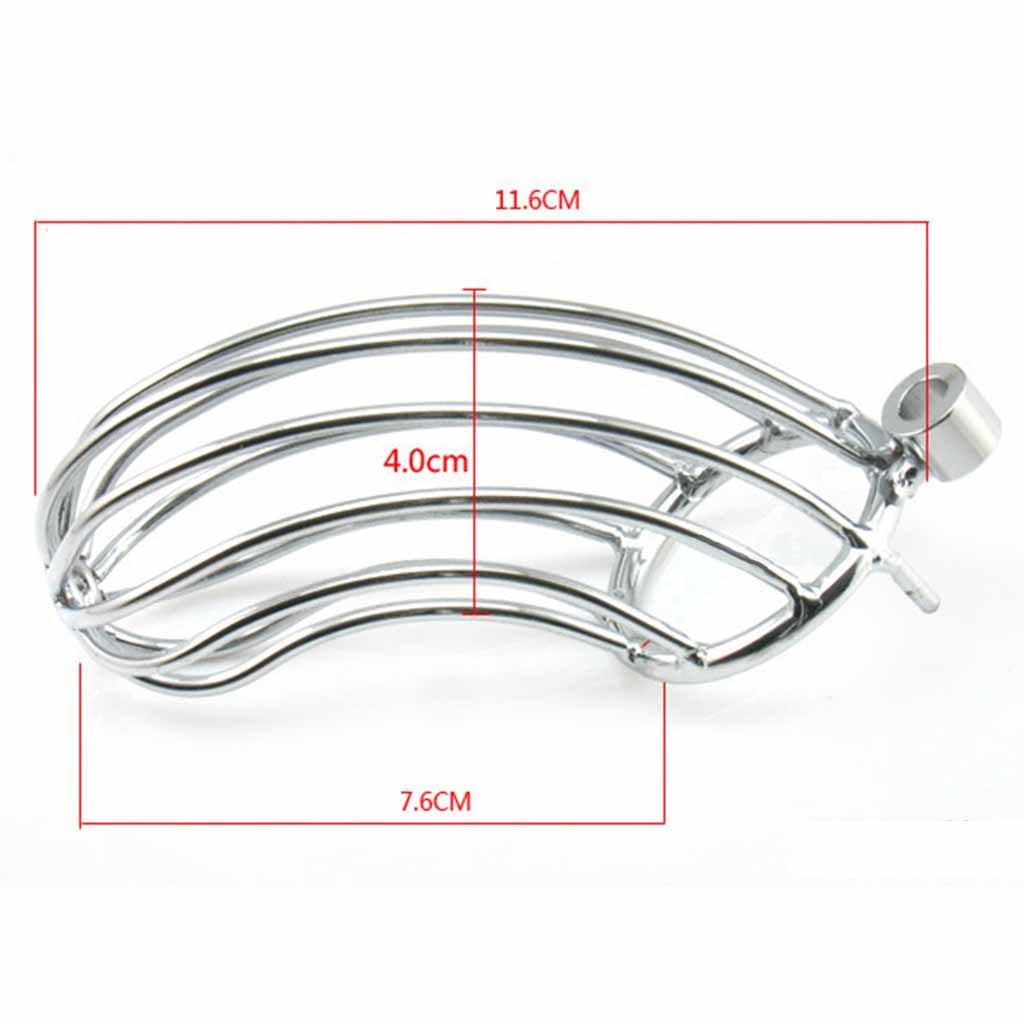 Stainless Steel Stealth Lock Male Chastity Device 