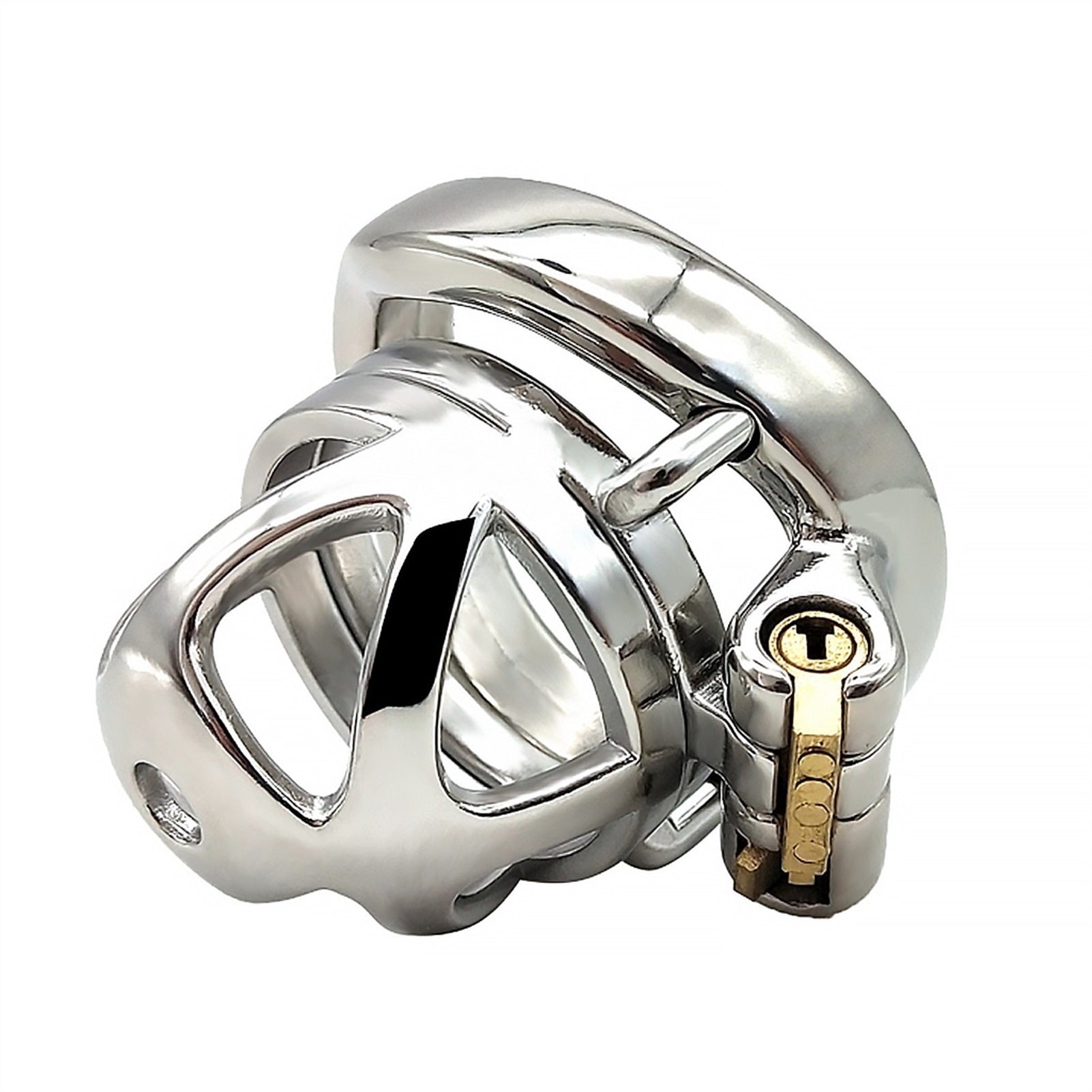 Metal Chastity Lock Male Appliance Penis Restraint