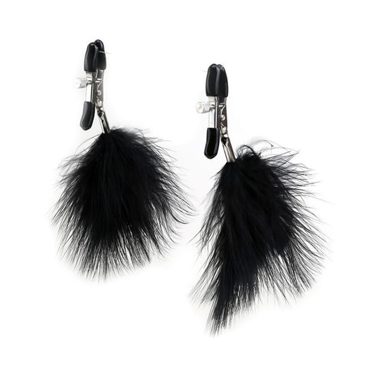 Feather Metal Mimi Clip Nipple Clamps With Black B