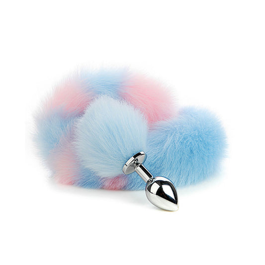 Removable Imitation Fox Tail Anal Plug For Couple 